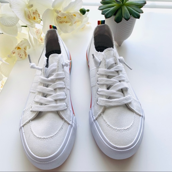 Women's canvas tennis shoes - Picture 4 of 7